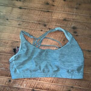 Victoria’s Secret green strappy L loungewear bralette